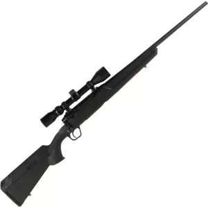Savage Axis XP Bolt Action Rifle 6.5 Creedmoor 22″ Barrel 4 Rounds Detachable Box Magazine Weaver 3-9×40 Riflescope Synthetic Stock Matte Black Finish