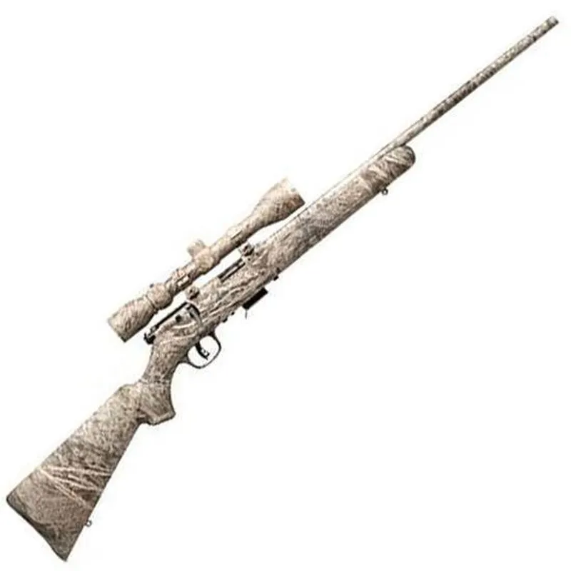 Savage 93 R17 XP Bolt Action Rimfire Rifle Package .17 HMR 22″ Barrel 5 Rounds 3-9x40mm Scope Mossy Oak Brush Synthetic Stock