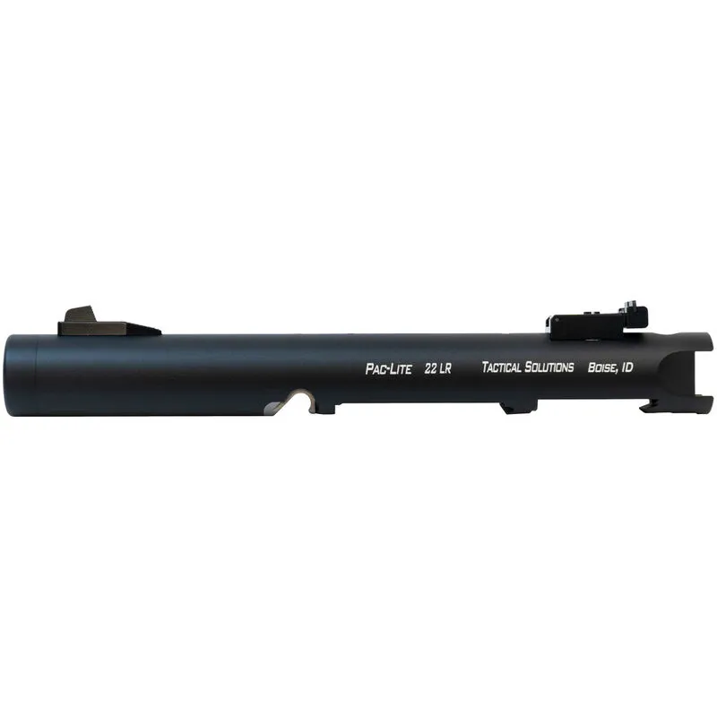 Tactical Solutions Pac-Lite IV 4.5″ Threaded Barrel Ruger Mark IV or Ruger Mark IV 22/45 Aluminum Matte Black