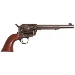 Cimarron SA Frontier Pre War .357 Mag Single Action Revolver 7.5″ Barrel 6 Rounds Walnut Grips Case Hardened and Blued Finish
