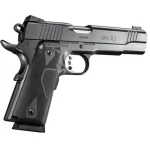 Remington 1911 R1 Enhanced with Crimson Trace Laser Grips Semi Automatic Pistol .45 ACP 5″ Barrel 8 Rounds Satin Black Oxide Finish 96366