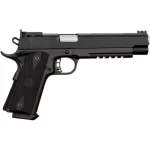 Rock Island Armory PRO Match Ultra Full Size 1911 Semi Auto Pistol 10mm Auto 6″ Barrel 8 Rounds Parkerized Steel Frame Synthetic Grips Black