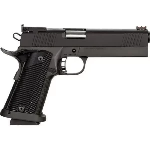 Rock Island Armory PRO Ultra Match HC 1911 .40 S&W Semi Auto Handgun 5″ Barrel 16 Rounds G10 Grips Parkerized Black
