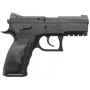 KRISS USA SPHINX SDP Compact Alpha Semi Auto Pistol 9mm Luger 3.7″ Barrel 15 Rounds White Dot/U-Notch Sights Interchangeable Rubber Grips Aluminum/Polymer Frame Black SDP Coating Finish