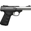 Browning Buck Mark Micro Bull Stainless .22 LR Semi Auto Rimfire Pistol 4″ Barrel 10 Rounds Synthetic Grips Stainless/Black Finish
