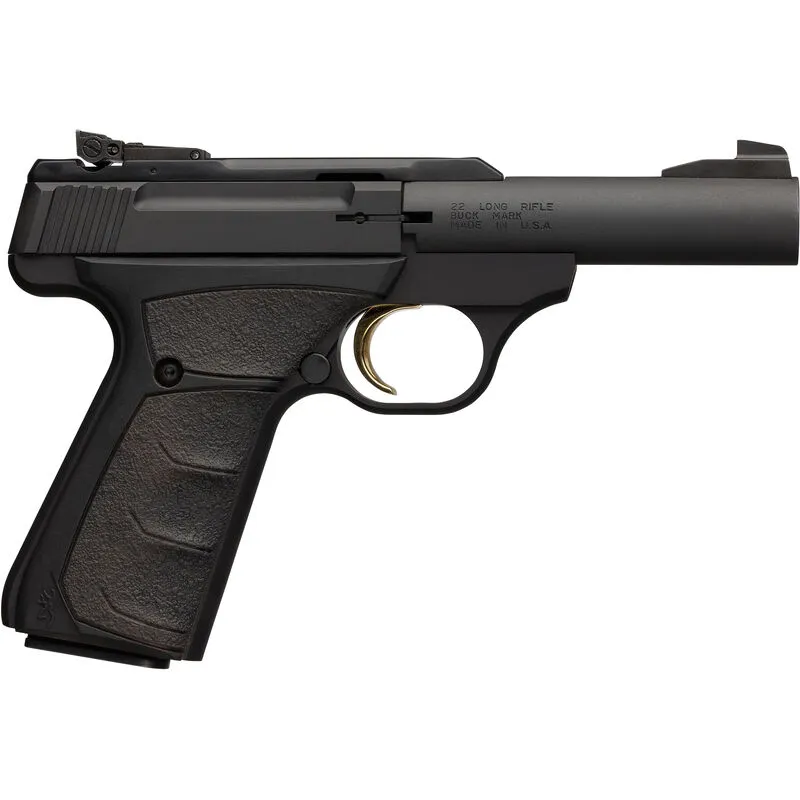 Browning Buckmark Micro Bull Semi Auto Rimfire Pistol .22 LR 4″ Bull Barrel 10 Rounds Aluminum Alloy Frame Ultragrip FX Rubber Grips Matte Black