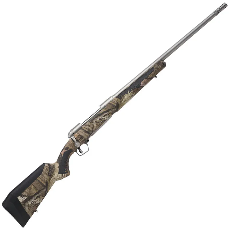 Savage Arms 110 Bear Hunter Bolt Action Rifle .300 Win Mag 23″ Barrel 2 Rounds Synthetic Adjustable AccuFit AccuStock MOBUC Camo/Matte Stainless Finish