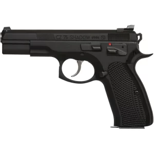 CZ-USA 75 Shadow Tac II Semi Auto Pistol 9mm Luger 4.6″ Barrel 16 Rounds Aluminum Grips Black 91762