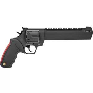 Taurus Raging Hunter .44 Mag DA/SA Revolver 8.375 ” Ported Barrel 6 Rounds with Case Adjustable Rear Sight Picatinny Top Rail Rubber Grip Matte Black
