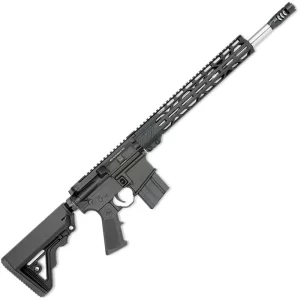Rock River LAR-15M Mid-Length A4 .450 Bushmaster AR-15 Semi Auto Rifle 16″ Barrel 7 Rounds Free Float M-LOK Handguard Collapsible Stock Black Finish