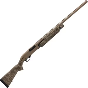 Winchester SXP Hybrid Hunter Pump Action Shotgun 12 Gauge 26″ Barrel 3-1/2″ Chamber 4 Rounds FO Front Sight MOBL Camo Synthetic Stock Permacote FDE Finish