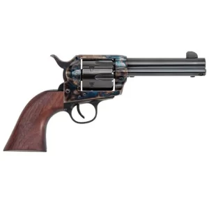 Traditions 1873 Single Action Revolver .44 Magnum 4.75″ Barrel 6 Rounds Walnut Grip Case Hardened Blue Finish SAT73-800