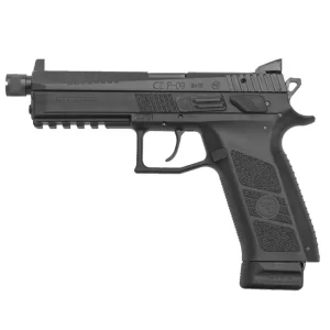 CZ-USA P-09 Suppressor Ready Semi Auto Pistol 9mm Luger 5.15″ Threaded Barrel 21 Rounds High Tritium Three-Dot Sights Polymer Frame Matte Black Finish