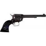 Heritage Manufacturing Rough Rider .22 LR Single Action Army Rimfire Revolver 6.5″ Barrel 6 Round Thin Blue Line Flag Grips Blued Finish