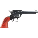 Heritage Manufacturing Rough Rider Revolver .22 Long Rifle 4.75″ Barrel 6 Rounds Cocobolo Grips Blue Finish RR22B6