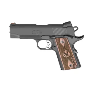 Springfield Armory 1911 Range Officer Compact 9mm Luger Semi Auto Pistol 4″ 8 Round Parkerized Black